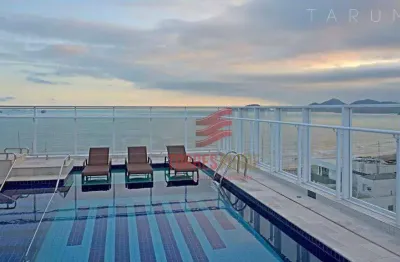 Apartamento com 1 dormitório para alugar, 46 m² por r$ 6.000,02/mês - boqueirão - santos/sp