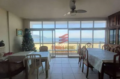 Apartamento vista mar com 3 dormitórios à venda, 126 m² por r$ 1.300.000 - gonzaga - santos/sp