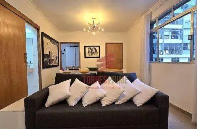 Apartamento com 3 dormitórios à venda, 110 m² por r$ 732.410,00 - boqueirão - santos/sp