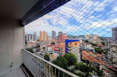 Apartamento para alugar, 198 m² por r$ 6.500,02/mês - ponta da praia - santos/sp