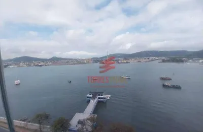 Apartamento com 3 dormitórios para alugar, 199 m² por r$ 14.500,00/mês - ponta da praia - santos/sp