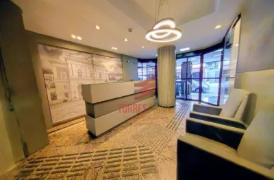 Sala para alugar, 53 m² por r$ 2.500,02/mês - vila nova - santos/sp