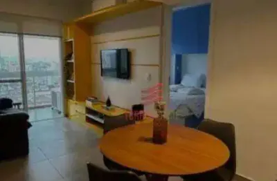Apartamento com 1 dormitório para alugar, 47 m² por r$ 4.300,02/mês - boqueirão - santos/sp