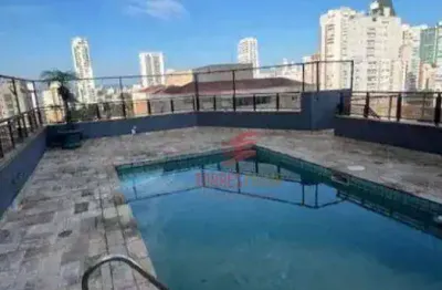 Cobertura com 4 dormitórios à venda, 489 m² por r$ 2.600.000,00 - boqueirão - santos/sp