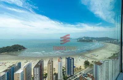 Cobertura duplex com 4 dormitórios à venda, 257 m² por r$ 3.500.000 - josé menino - santos/sp