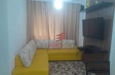 Apartamento com 1 dormitório para alugar, 60 m² - aparecida - santos/sp