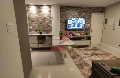 Apartamento com 2 dormitórios à venda, 72 m² por R$ 480.000,00 - Encruzilhada - Santos/SP