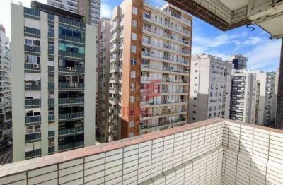 Apartamento com 1 dormitório à venda, 40 m² por R$ 360.000,00 - Gonzaga - Santos/SP