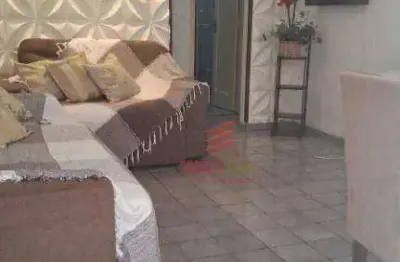 Apartamento Térreo com 3 dormitórios à venda, 70 m² por R$ 383.000 - Gonzaga - Santos/SP