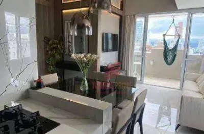 Apartamento com 3 dormitórios para alugar, 70 m² por R$ 10.000,00/mês - Gonzaga - Santos/SP