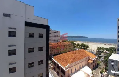 Apartamento à venda 1 quarto com vista para o mar  Gonzaga - Santos/SP