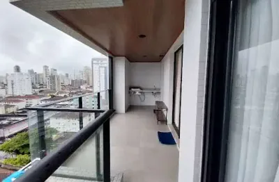 Apartamento com 1 dormitório para alugar, 54 m² - Boqueirão - Santos/SP