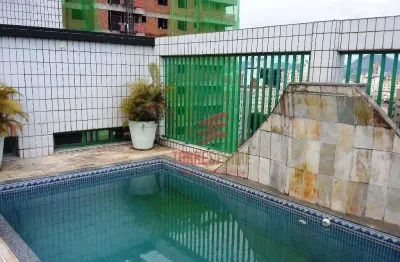 Cobertura com 4 dormitórios à venda, 300 m² por r$ 1.290.000,00 - embaré - santos/sp