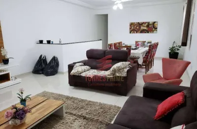Sobreposta alta com 3 dormitórios à venda, 210 m² por r$ 1.435.000 - campo grande - santos/sp