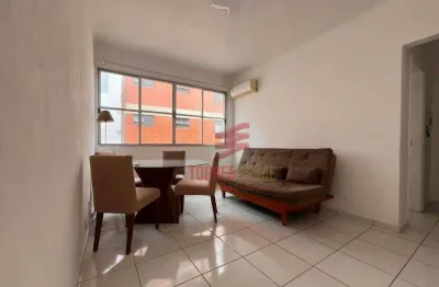 Apartamento com 1 dormitório para alugar, 50 m² por R$ 2.700,02/mês - Embaré - Santos/SP