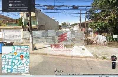 Terreno à venda, 469 m² por r$ 1.400.000,00 - vila belmiro - santos/sp