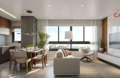 Apartamento com 2 dormitórios e 1 vaga no petrópolis