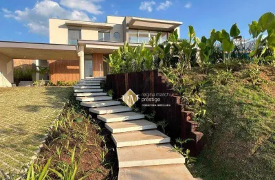 Elegante casa com 4 suítes no condomínio campos de santo antônio ii em itu/sp