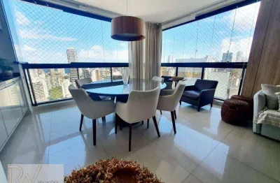 Apartamento com 3 quartos, 3 suítes à venda, 130 m² por r$ 1.395.000 - jardim apipema - salvador/ba