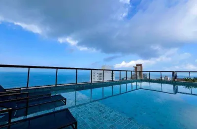 Studio mobiliado com 1 dormitório à venda, 25 m² por r$ 550.000,00 - barra - salvador/ba