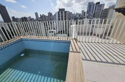 Cobertura com 4 dormitórios, 2 suítes à venda, 218 m² por r$ 920.000,00 - jardim apipema - salvador/ba