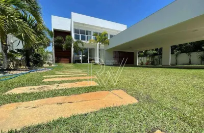 Casa no condomínio interlagos com 5 dormitórios, 5 suítes à venda, 750 m² por r$ 4.900.000  camaçari/ba