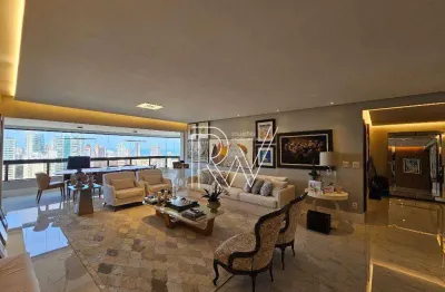 Apartamento com 4 dormitórios, 4 suítes à venda, 350 m² por r$ 3.500.000 - barra - salvador/ba