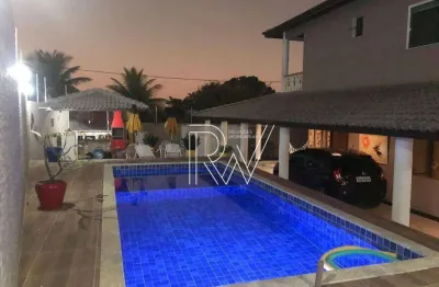 Casa com 5 dormitórios, 3 suítes  à venda, 228 m² por r$ 850.000  jaúa/bahia