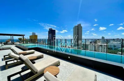 Apartamento com 1 dormitório à venda, 27 m² por r$ 530.000 - vitória - salvador/ba