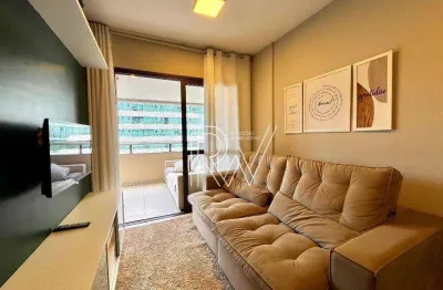 Apartamento com 1 dormitório à venda, 47 m² por r$ 455.000 - alphaville - salvador/ba