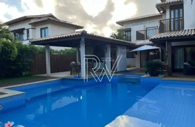 Casa com 5 dormitórios, 4 suítes à venda, 421 m² por r$ 3.800.000 - costa do sauipe - mata de são joão/ba