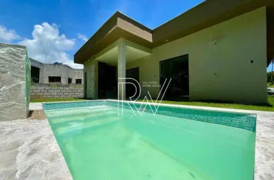 Casa com 3 dormitórios, 3 suítes à venda, 142 m² por r$ 750.000 - abrantes - camaçari/ba