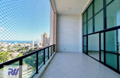 Apartamento com 4 dormitórios à venda, 278 m² por r$ 3.500.000,00 - horto florestal - salvador/ba