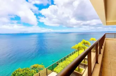 Apartamento com 4 dormitórios à venda, 460 m² por r$ 28.000.000,00 - vitória - salvador/ba