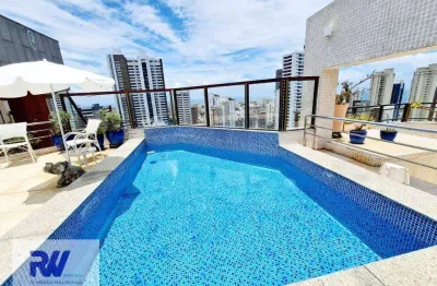 Cobertura  5  dormitórios à venda  800 m²   r$ 5.200.000,00 - horto florestal - salvador/ba