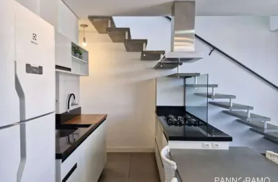 Apartamento duplex com 1 dormitório para alugar, 69 m² por r$ 2.803/mês - vila nova - blumenau/sc