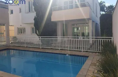 Casa alto padrão com piscina à venda, no condomínio portal do paraíso ii em jundiaí - sp