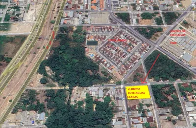 Terreno comercial documentado loteamento aguas claras com  2.100m²