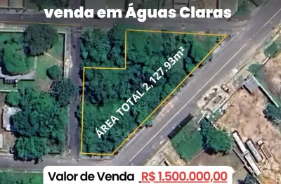 Terreno á venda com 2.127,93m², 2 minutos da av: das torres 100% plano