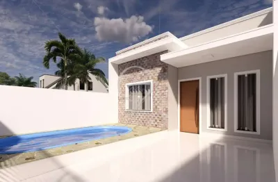 Residência em padrão moderno com 02 quartos (sendo 01 suíte) no balneário primavera!!