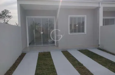 Casa geminada com 02 quartos no balneário primavera