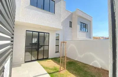 Casa geminada nova à venda – 3 quartos (1 suíte) – 2 vagas – 120m² – bairro santa amélia - ca3136