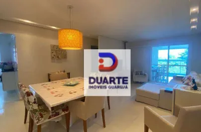Apartamento com 3 dormitórios à venda, 114 m² por r$ 980.000,00 - praia do tombo - guarujá/sp