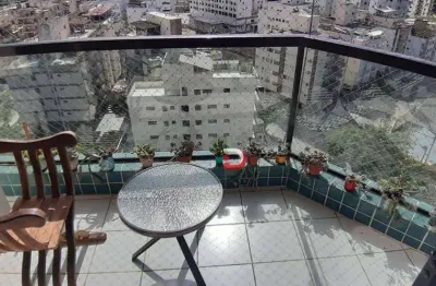 Cobertura com 3 dormitórios à venda, 100 m² por r$ 850.000,00 - astúrias - guarujá/sp