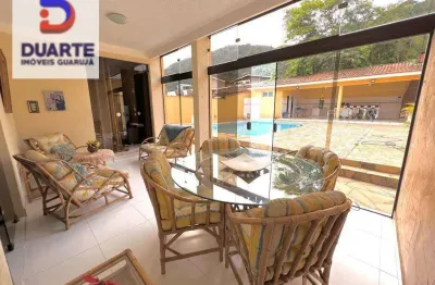 Sobrado com 5 dormitórios à venda por r$ 1.650.000,00 - guaiuba - guarujá/sp