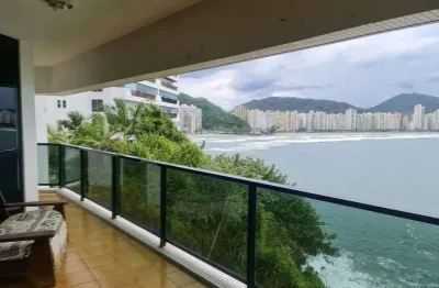 Apartamento com 3 dormitorios para alugar, 154 m2 por r$ 8.000,00/mes - jardim asturias - guaruja/sp