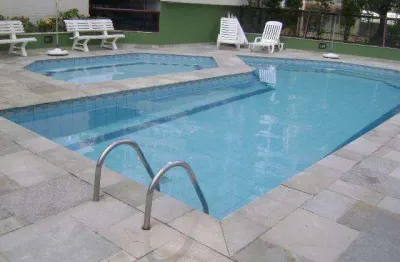 Apartamento para locacao com vista para o mar – 2 dormitorios e lazer completo – praia das asturias, guaruja/sp