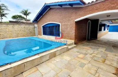 Casa ampla com 3 dormitorios (1 suite) e espaco gourmet na praia do guaiuba – guaruja!