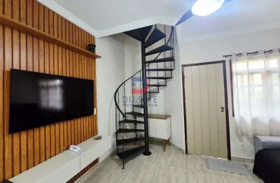 Casa em condomínio fechado com 2 quartos à venda no Jardim Las Palmas, Guarujá 