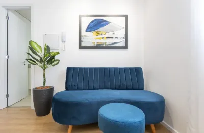 Apartamento 1 quarto mobiliado em curitiba, para até 2 pessoas, 26m²